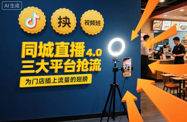 同城直播实操班4.0，三大平台抢流，为门店插上流量的翅膀-知行副业网