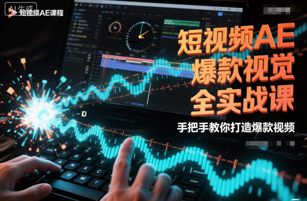 短视频AE爆款视觉全实战课，手把手教你打造爆款视频-知行副业网